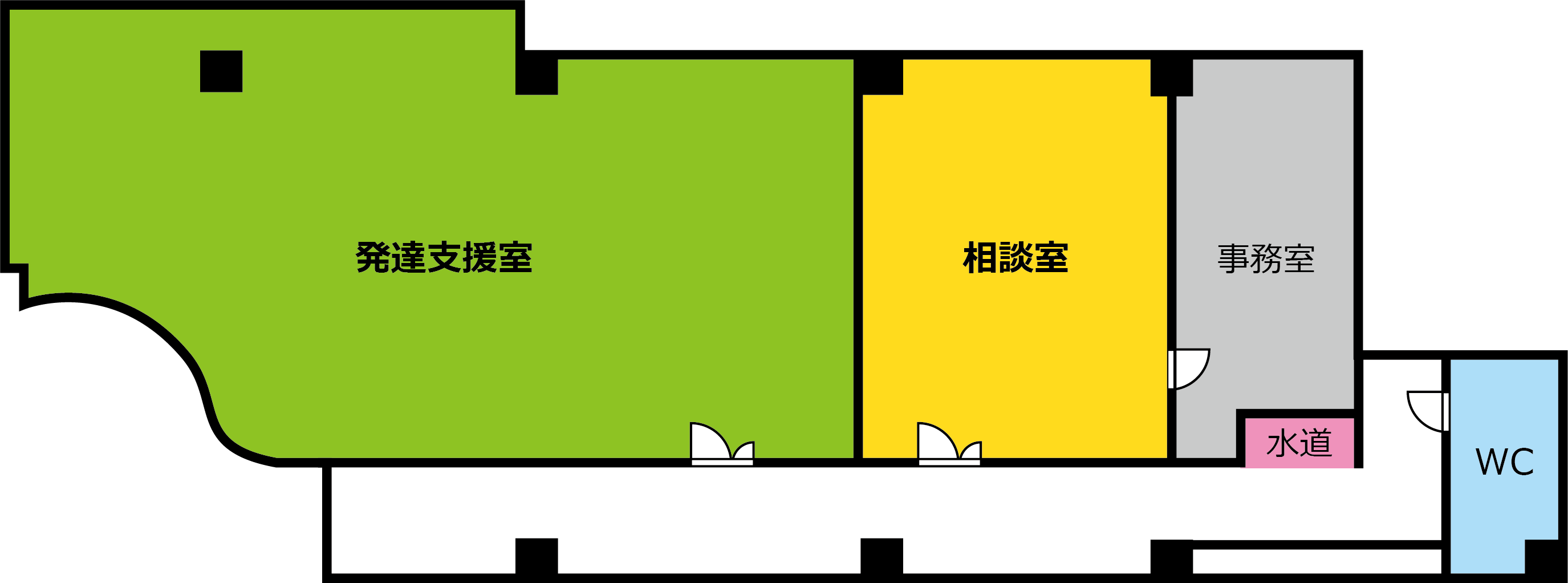 チャレンジアカデミー中ノ橋通間取り